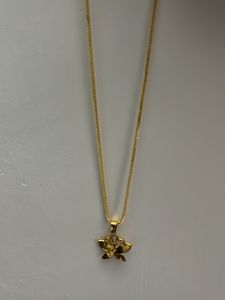 Gold Plated Butterfly Necklace
