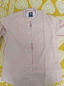 Men's Band Collar Shirt