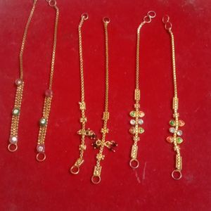 Ear chain match with any ear rings gold finish