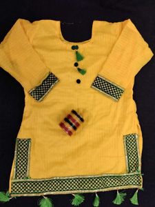 Yellow Gharara Suit XL