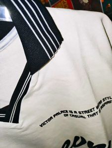 GRAPHIC PRINTED UNISEX OVERSIZE COLLAR TEE 😎🔥👀
