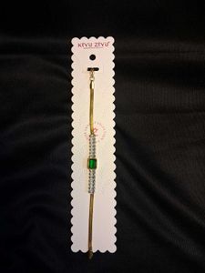 Elegant Green Stone Anti Tarnish Bracelet