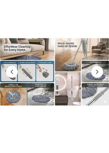 Microfiber Twist Mop for wet &amp; dry cleaning