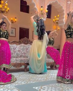 Designer Ombre Lehenga Choli Set