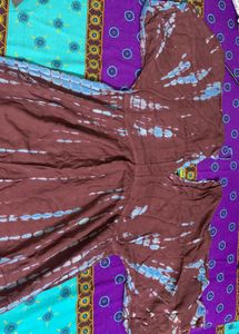 Adjustable Boho Tie-Dye Maxi Dress