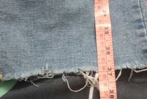 Light Wash Blue Stretchable Ankle Length denim