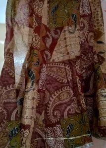 Exquisite Paisley Print peplum Top
