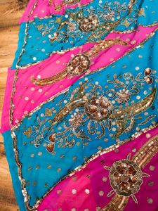 y2k handwork lehanga saree wd blouse pc.