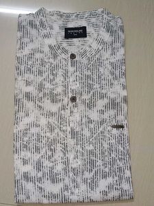 Peter England Casual Shirt,Round Neck Kurta