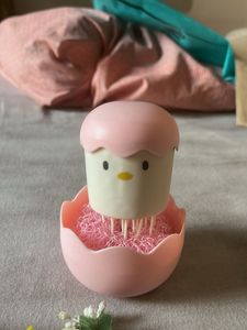 Pink Cute Chick Egg Scrub Brush