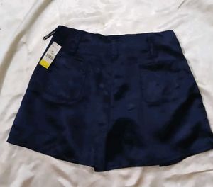 Satin Mini Skirt