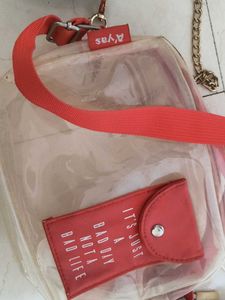 A'yas Clear Crossbody Bag