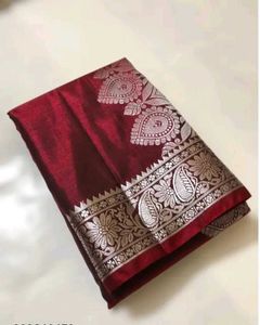 Banarasi satin silk saree. Any color at 599