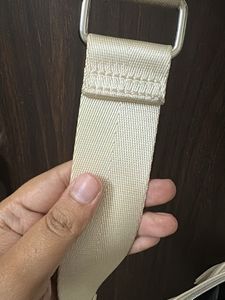 Cream Camera Crossbody Bag