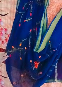 Beautiful Navy Blue Coloured Duppata
