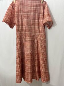 Chic Plaid Double-Breasted Dress