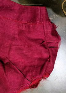 Elegant Maroon Embellished Saree