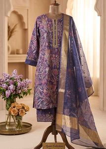 New sharara set..never used..beautuful navy floral