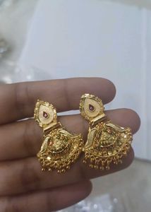 micro Gold Plated  screw back earrings