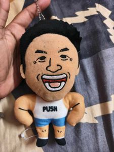 Funny Face Plush Keychain