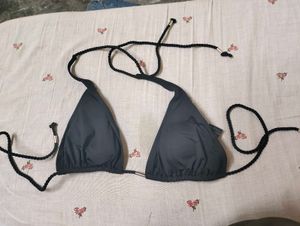 Classic Black Triangle Bikini Top