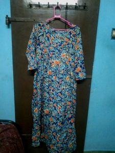 Floral Print Kurta