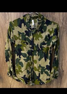 Camouflage Print Shirt