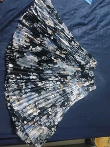 Floral Pleated Ethnic Skirt