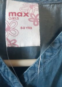 Denim Dress For Girls