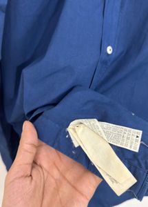 Massimo Dutti Blue Slim Fit Shirt