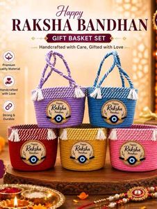 Set of 2 Raksha Bandhan Basket
