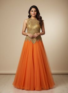 Designer Adi By Aditya Khandelwl Embellished Gown