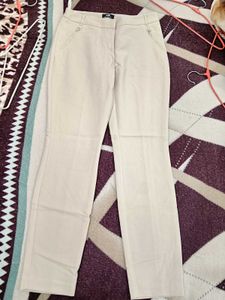 Elegant Beige Tailored Pants