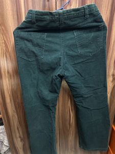 Dark Green Corduroy Pants