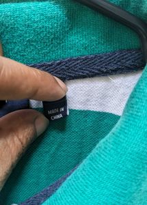 GANT Men's Striped Polo T-Shirt