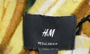 H&amp;M Tropical Snake Print Shirt