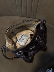 Coach Black Leather Shoulder Bag