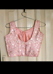 Designer Silk And Net Lehenga Choli With Dupatta