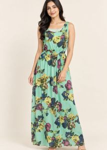 Floral Print Maxi Dress