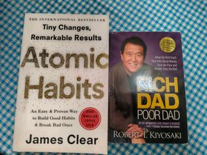 2 books: Atomic Habits & Rich Dad Poor Dd