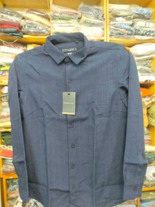 Men's Classic Blue Shirt New
