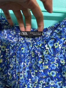 Floral Print Mini Dress by Zara