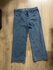Blue Wide Leg Jeans