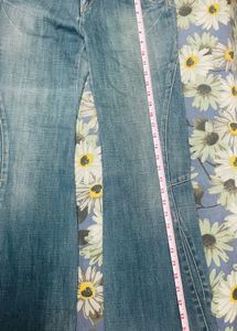 Women's Light Wash Flare Jeans