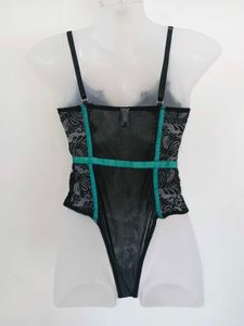 Lace &amp; Satin Bodysuit