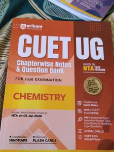CUET UG Chemistry Chapterwise Notes & Question Ban