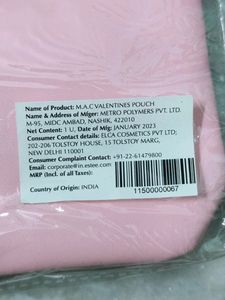 MAC Original Velentine's Pink Pouch