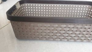 Vintage Plastic Storage Basket