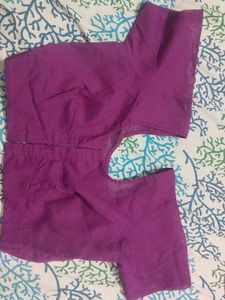 Green Saree with Pink Border