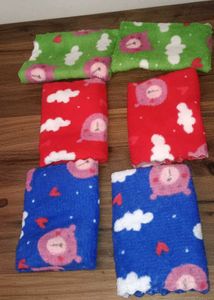 Cute Bear Face Cloths - Set of 6